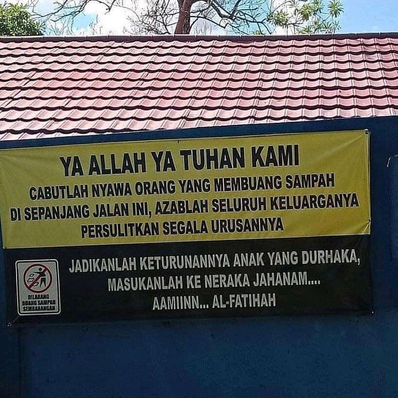 Larangan Buang Sampah